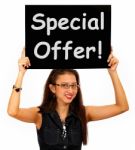 Special Offer On Blackboard Stock Photo