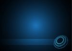 Technology Cyber Abstract Circle Background Stock Photo