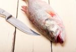 Fresh Whole Raw Fish Stock Photo