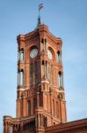 The Red Town Hall In Berlin Stock Photo