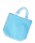 Blue Fabric Bag Stock Photo