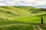 View Of The Scenic Tuscan Countryside Stock Photo