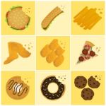 Junk Food Icon Stock Photo