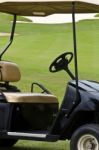 Golf Car Stock Photo