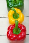 Fresh Bell Peppers Stock Photo