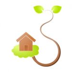 Environment Home Icon Stock Photo