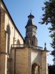 Exterior View Of The Basilica  St Seurin In Bordeaux Stock Photo