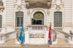 Facade Of The Natinal Museum In Alexandria, Egypt Stock Photo