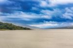 Arenal Lagoon Lake At The Footsteps Of Volcano Arenal In Costa R Stock Photo