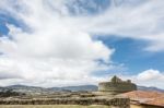 Ingapirca, Inca Wall And Town, Largest Known Inca Ruins In Ecuad Stock Photo