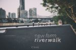 Newfarm Riverwalk In Brisbane Stock Photo