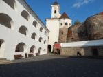 The Eleventh Century Castle On The Volcanic Mountain, Architecture And Elements  Stock Photo