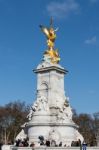 Victoria Memorial Outside Buckingham Palace Stock Photo