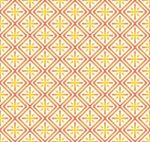 Orange Plus Sign And Rectangle Seamless Pattern On Pastel Backgr Stock Photo