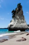 Cathedral Cove Coromandel Peninsula Stock Photo