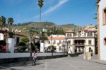 Gran Canaria, Canary Islans/spain - February 21 : Street Scene I Stock Photo