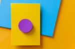 Material Design Colorful Background Stock Photo