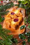 Christmas Shape Pastry Stock Photo