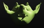 3d Rendering Of Monster Face Stock Photo