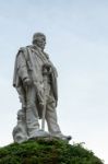 Statue Of Garibaldi In Sarnico Stock Photo