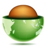 Core Of Globe Stock Photo