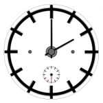 Simple Clock Stock Photo