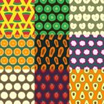 Fruits Seamless Pattern Series 2 Stock Photo