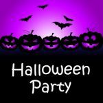 Halloween Party Shows Parties Celebration And Having Fun Stock Photo