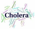 Cholera Disease Represents Poor Health And Attack Stock Photo