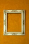 Antique Ivory Frame Stock Photo