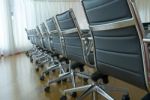 Empty Chairs At Office Stock Photo