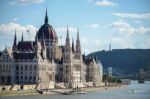 Hungarian Parliament Building In Budapest Stock Photo