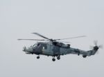 Royal Navy Black Cat Helicopter Display Team Stock Photo