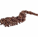 Cofee Beans Road Stock Photo