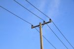 Electric Pole Stock Photo