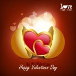 Red Love Heart, Valentines Day Concept Stock Photo