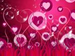 Background Landscape Shows Valentine Day And Affection Stock Photo