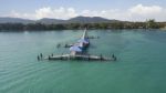 Rawai Beach Pier Phuket Andaman Sea Southern Of Thailand Important Traveling Destination To Visiting Stock Photo