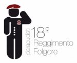 Paracadutist Pictogram Folgore Stock Photo