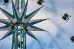 London, Uk - December 9 : Carousel At Winter Wonderland Hyde Par Stock Photo