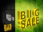 3d Big Sale Stock Photo