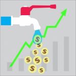 Investment, Money, Growth,  Icon Stock Photo