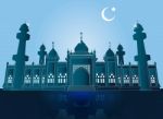 Jamiah Mosque In Pattani, Thailand,  Illustration Stock Photo