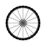 Bicycle Wheel  Illustration Stock Photo