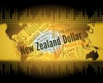 New Zealand Dollar Indicates Foreign Exchange And Currencies Stock Photo