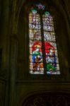 Interior View Of Cathedral Of Saint-etienne Metz Lorraine Mosell Stock Photo