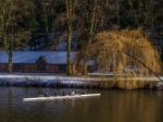 Durham, County Durham/uk - January 19 : Kayaking Along The River Stock Photo