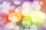 Colorful Bokeh Background (colorful Blurred Wallpaper) Stock Photo