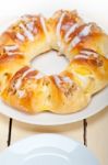 Sweet Bread Donut Cake Stock Photo