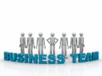 3d Business Team Stock Photo